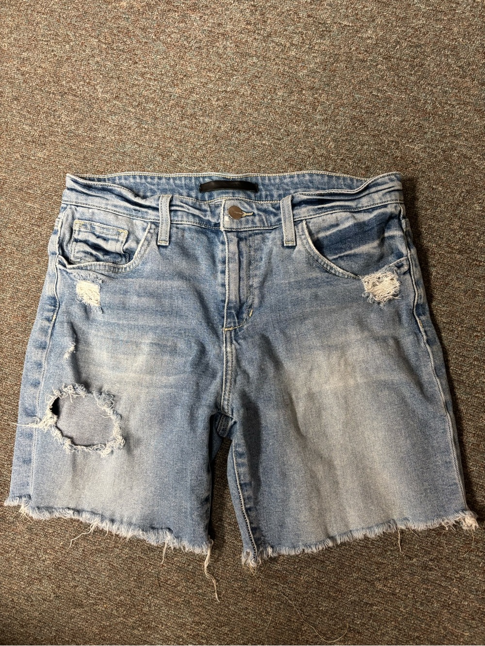 Light Blue Distressed Joe’s Denim Shorts - Women size 28